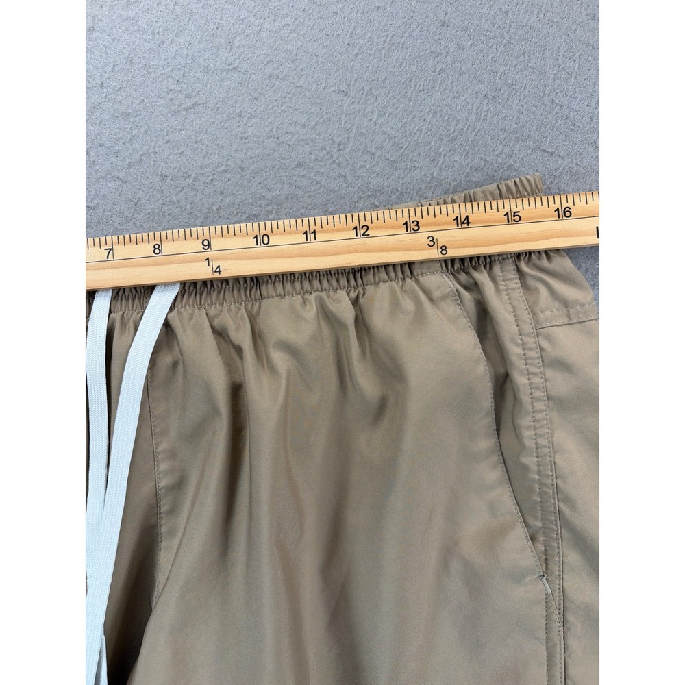 Nike Mens Tan Athletic Shorts Large Mesh Lined Drawstring Pockets AR2382-247 - Picture 4 of 11